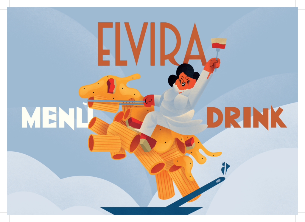 Elvira beverage menu